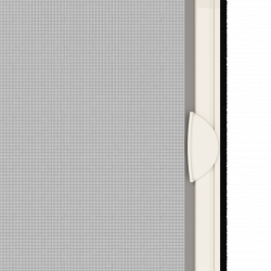 Moustiquaire porte enroulable latérale kocoon blanc Zoom A