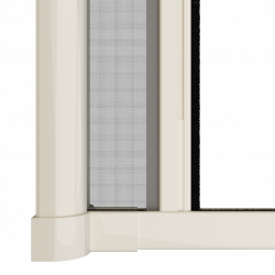 Moustiquaire porte enroulable latérale kocoon blanc Zoom B