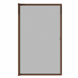 Moustiquaire porte enroulable latérale kocoon marron détail 1