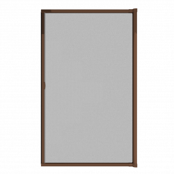 Moustiquaire porte enroulable latérale kocoon marron détail 2